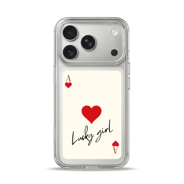 Чехол Pump Clear Case with MagSafe for iPhone 17 Pro Max Ace of Hearts - цена, характеристики, отзывы, рассрочка, фото 1