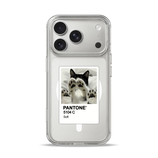 Чохол Pump Clear Case with MagSafe for iPhone 17 Pro Max Pantone Soft
