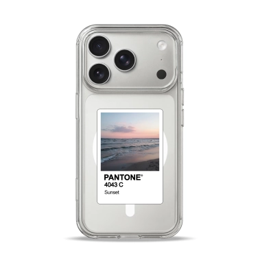 Чехол Pump Clear Case with MagSafe for iPhone 17 Pro Max Pantone Sunset - цена, характеристики, отзывы, рассрочка, фото 1
