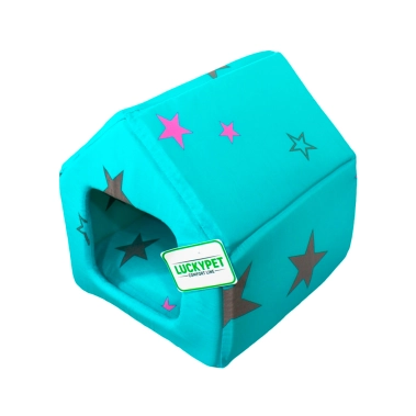 Будиночок Lucky Pet Джессі №3, бірюзовий, 38×48×43 см (212005) - цена, характеристики, отзывы, рассрочка, фото 1