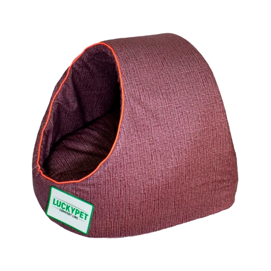 Будка Lucky Pet Алиса №1, фиолетовая, 36×37×32 см (212975)