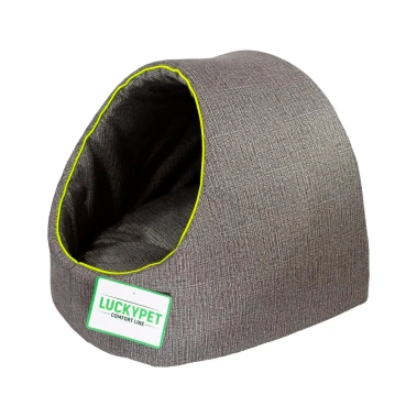 Будка Lucky Pet Аліса №2, сіра, 41×42×37 см (211398) - цена, характеристики, отзывы, рассрочка, фото 1