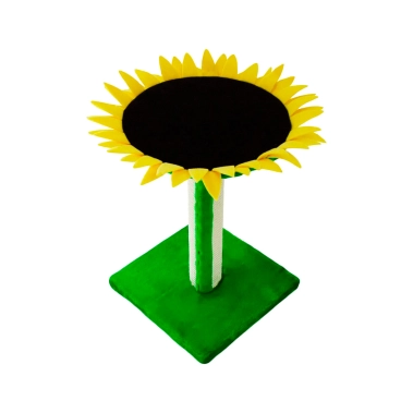 Кігтеточка Lucky Pet «Соняшник», сіра, 36×36×56 см (190016) - цена, характеристики, отзывы, рассрочка, фото 1