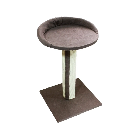 Кігтеточка Lucky Pet будиночок «Верховина Плюс», коричневий, 36×36×54 см (555786)