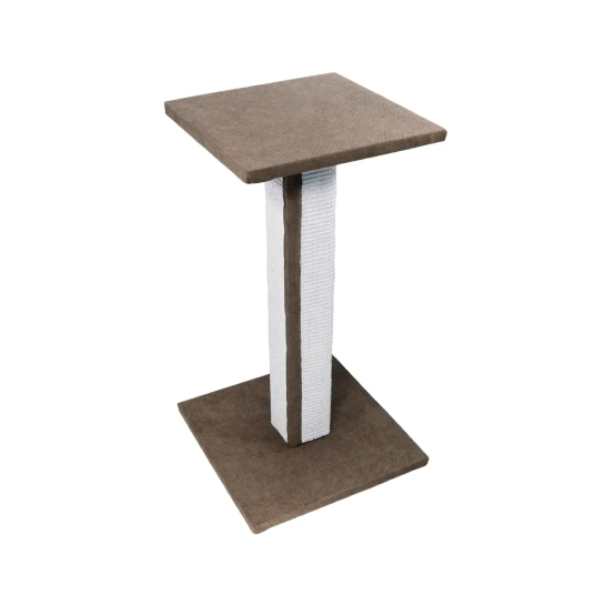 Когтеточка Lucky Pet домик «Верховина», коричневый, 38×38×67 см (555755)