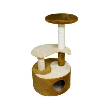 Когтеточка Lucky Pet сизалевая «Инь-Янь», 82×44×44 см (215846) - цена, характеристики, отзывы, рассрочка, фото 1