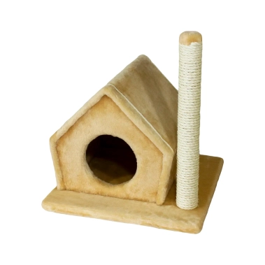 Когтеточка Lucky Pet сизалевая «Фани», бежевая, 50×40×40 см (215839) - цена, характеристики, отзывы, рассрочка, фото 1