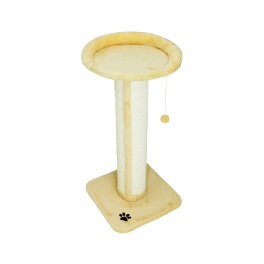 Кігтеточка Lucky Pet сизалева «Прана Максі», бежева, 38×38×77 см (194724) - цена, характеристики, отзывы, рассрочка, фото 1