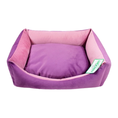 Лежанка Lucky Pet Ліра-new №2, бузкова+рожева, 50×65×18 см (555052) - цена, характеристики, отзывы, рассрочка, фото 1
