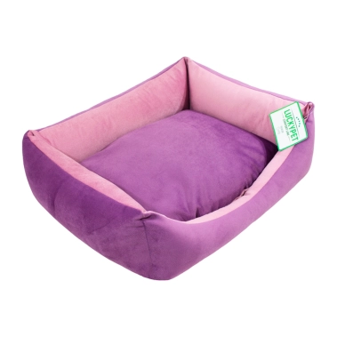 Лежанка Lucky Pet Ліра-new №3, бузкова+рожева, 60×80×20 см (555083) - цена, характеристики, отзывы, рассрочка, фото 1