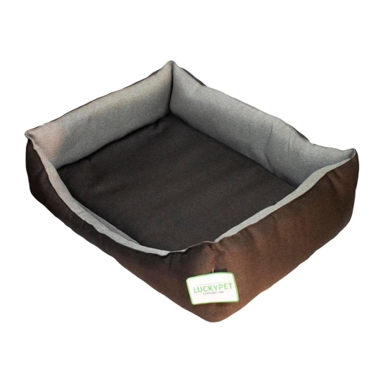 Лежанка Lucky Pet Тобі №2, коричнева, 45×50×18 см (213385)