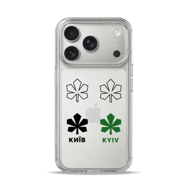 Чехол Pump Clear Case for iPhone 17 Pro Kyiv Pattern - цена, характеристики, отзывы, рассрочка, фото 1