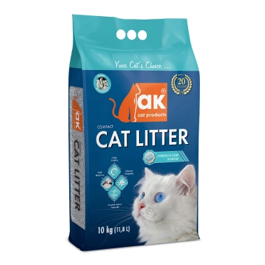 Наполнитель бентонитовый AKCAT Compact Cat Litter, аромат марсельского мыла, 10 кг (11,8 л) (AKMN007) - цена, характеристики, отзывы, рассрочка, фото 1