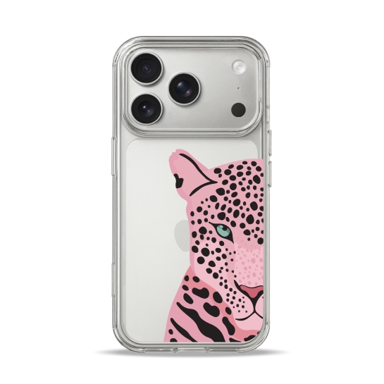 Чехол Pump Clear Case for iPhone 17 Pro Tygr Rozheviy - цена, характеристики, отзывы, рассрочка, фото 1