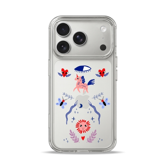 Чохол Pump Clear Case for iPhone 17 Pro Unicorn Garden - ціна, характеристики, відгуки, розстрочка, фото 1