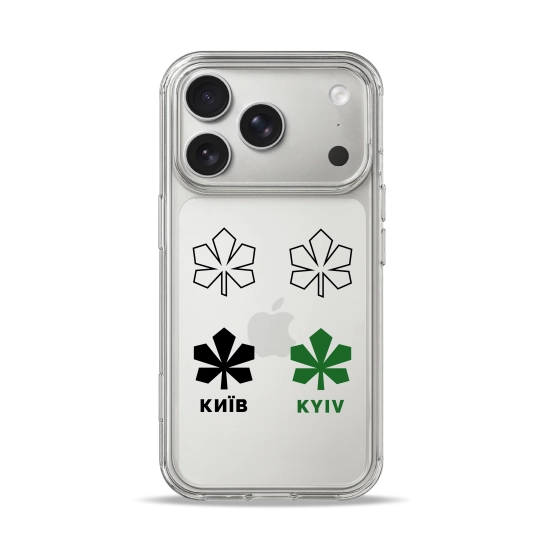 Чехол Pump Clear Case for iPhone 17 Pro Max Kyiv Pattern