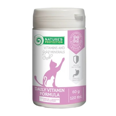 Харчова добавка для зміцнення імунітету та поліпшення травлення Nature's Protection Daily Vitamins Formula 120 табл. (CAN63299) - цена, характеристики, отзывы, рассрочка, фото 1
