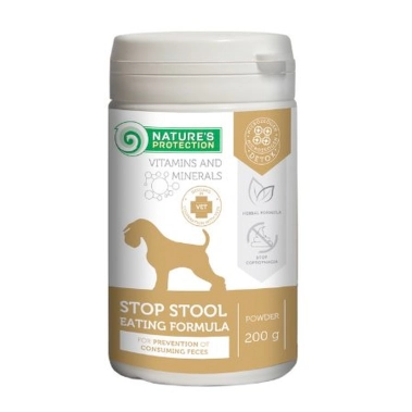 Добавка до корму для відучення собак від поїдання фекалій Nature's Protection Stop Stool Eating Formula 200 г (CAN63304) - цена, характеристики, отзывы, рассрочка, фото 1