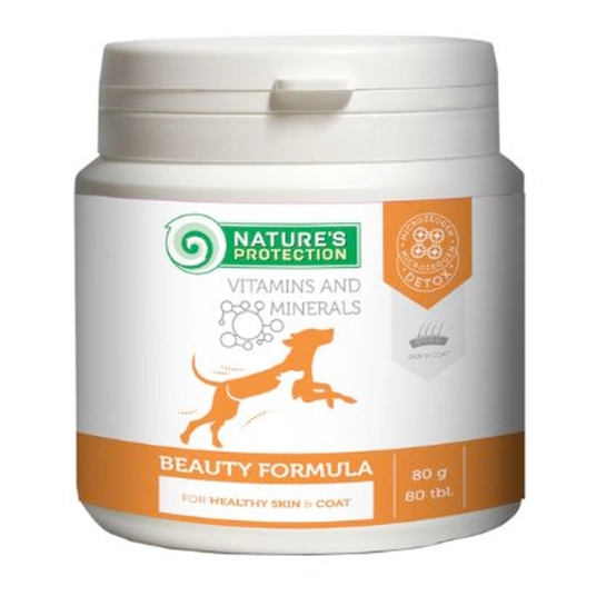 Пищевая добавка для улучшения состояния кожи и шерсти взрослых собак Nature