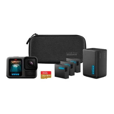 Экшн-камера GoPro HERO13 Black + Enduro(3шт) + SD Card + Dual Battery Charger + Сase (CHDRB-134-RW) UA - цена, характеристики, отзывы, рассрочка, фото 1