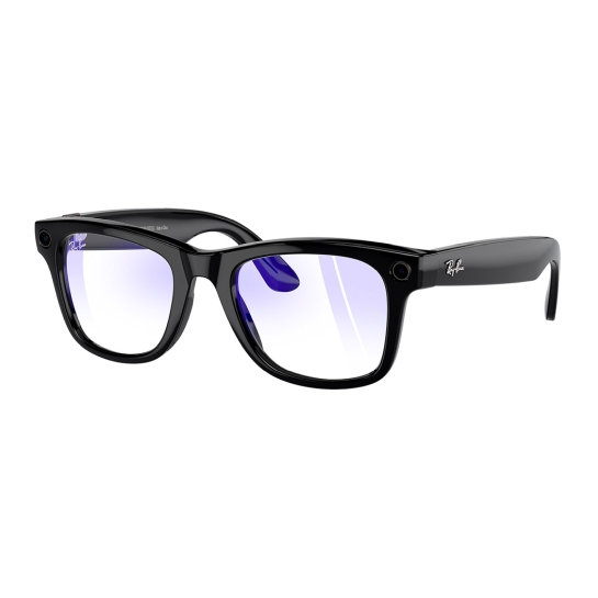 Смарт-окуляри Ray-Ban Meta Wayfarer Large - Black Frame with Clear Lenses (RW4008 601/SB 53-22) - ціна, характеристики, відгуки, розстрочка, фото 1