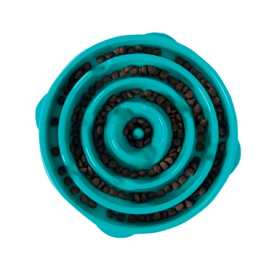 Миска-лабіринт для собак Outward Hound Fun Feeder Drop, велика, бірюзова (oh51002) - цена, характеристики, отзывы, рассрочка, фото 1