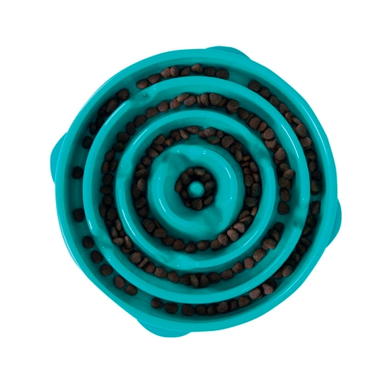 Миска-лабіринт для собак Outward Hound Fun Feeder Drop, велика, бірюзова (oh51002)
