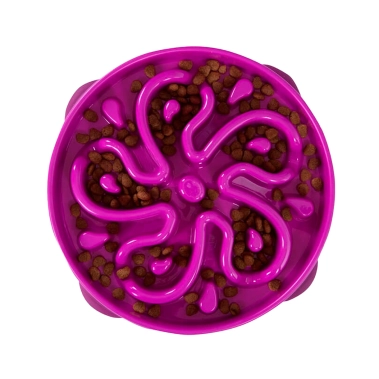 Миска-лабіринт для собак Outward Hound Fun Feeder Flower, велика, фіолетова (oh51003) - цена, характеристики, отзывы, рассрочка, фото 1