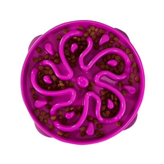 Миска-лабиринт для собак Outward Hound Fun Feeder Flower, большая, фиолетовая (oh51003)