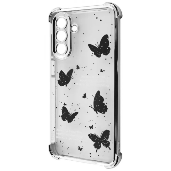 Чехол WAVE Winkie Samsung Galaxy A26 silver/butterfly - цена, характеристики, отзывы, рассрочка, фото 1