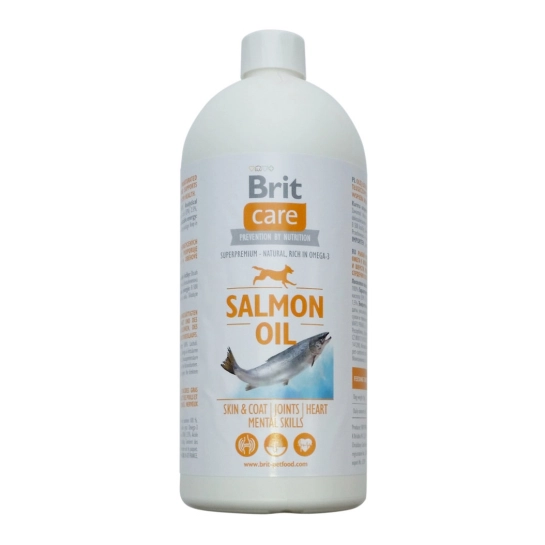 Витамины для собак Brit Care c Лососевым маслом 1 л (101117 /442868)