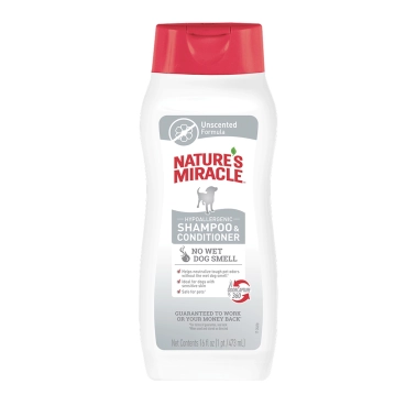 Шампунь-кондиционер гипоаллергенный для собак 8in1 Nature’s Miracle 473 мл (680539USA) - цена, характеристики, отзывы, рассрочка, фото 1