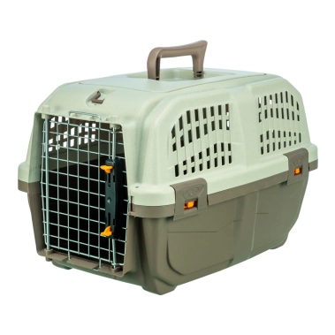 Переноска Trixie Skudo 2 для собак до 18 кг пластикова коричнева 35 x 36 x 55 см (39736) - цена, характеристики, отзывы, рассрочка, фото 1