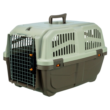 Переноска Trixie Skudo 3 для собак до 24 кг пластикова коричнева 40 x 39 x 60 см (39741) - цена, характеристики, отзывы, рассрочка, фото 1