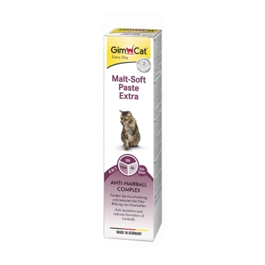 Паста для выведения шерсти из желудка кошек GimCat Every Day Malt-Soft Paste Extra 200 г (G-417127/417943) - цена, характеристики, отзывы, рассрочка, фото 1