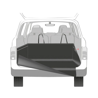 Килимок Trixie для багажника авто захисний, чорний, 2,10 х1, 75м (текстиль) (13204) - цена, характеристики, отзывы, рассрочка, фото 1