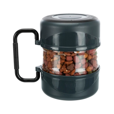Набір дорожній Trixie для собак, контейнер для їжі 2 л та 2 миски по 0,75 л (2491) - цена, характеристики, отзывы, рассрочка, фото 1