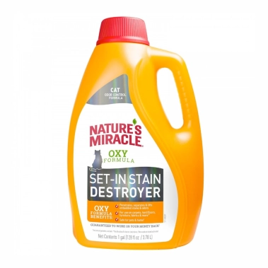 Засіб для усунення плям та запахів від котів 8in1 Nature's Miracle Cat Orange Oxy Pour 3.7 л (680399 USA) - цена, характеристики, отзывы, рассрочка, фото 1