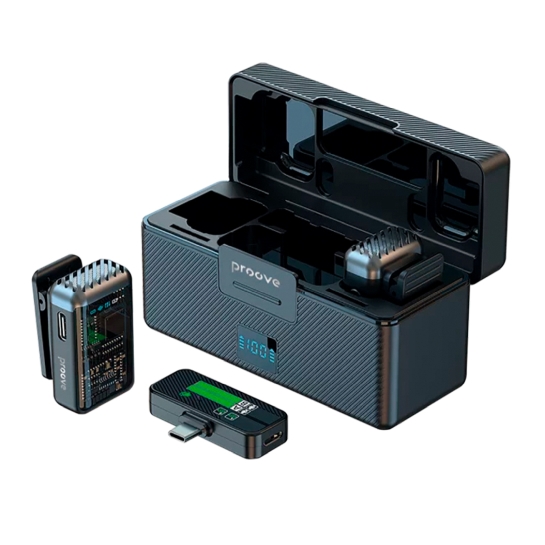 Мікрофонна радіосистема Proove Ripple Black - ціна, характеристики, відгуки, розстрочка, фото 1