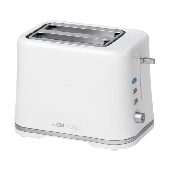Тостер Clatronic TA 3554 white-silver (TA3554white-silver) - ціна, характеристики, відгуки, розстрочка, фото 1