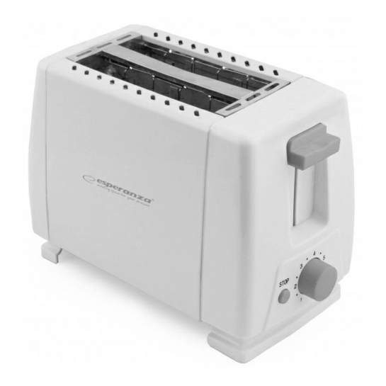 Тостер Esperanza CAPRESE EKT001 White - ціна, характеристики, відгуки, розстрочка, фото 1
