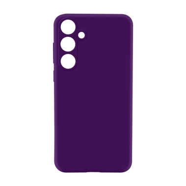 Чехол MAKE Silicone для Samsung Galaxy S25 Plus Deep Purple - цена, характеристики, отзывы, рассрочка, фото 1