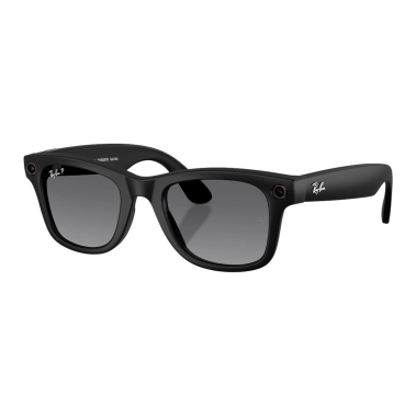 Смарт-очки Ray-Ban Meta Wayfarer Gen 2 Large - Matte Black Frame with Gradient Graphite Lenses (RW4012 601ST3 53-22) - цена, характеристики, отзывы, рассрочка, фото 1