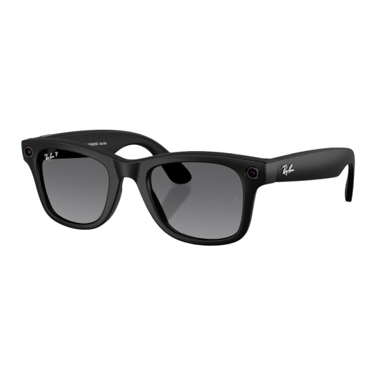 Смарт-очки Ray-Ban Meta Wayfarer Gen 2 Large - Matte Black Frame with Gradient Graphite Lenses (RW4012 601ST3 53-22) - цена, характеристики, отзывы, рассрочка, фото 1