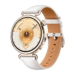 Смарт-годинник Huawei Watch GT 6 41mm Gold Stainless Steel Case with White Composite Leather Strap