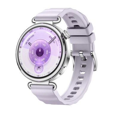 Смарт-часы Huawei Watch GT 6 41mm Steel Stainless Steel Case with Purple Fluoroelastomer Strap - цена, характеристики, отзывы, рассрочка, фото 1