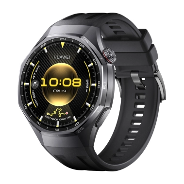 Смарт-часы Huawei Watch GT 6 Pro 46mm Black Titanium Alloy Case with Black Fluoroelastomer Strap - цена, характеристики, отзывы, рассрочка, фото 1