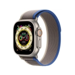 Б/У Смарт-годинник Apple Watch Ultra + LTE 49mm Titanium Case with S/M Size Blue/Gray Trail Loop (Ідеальний)