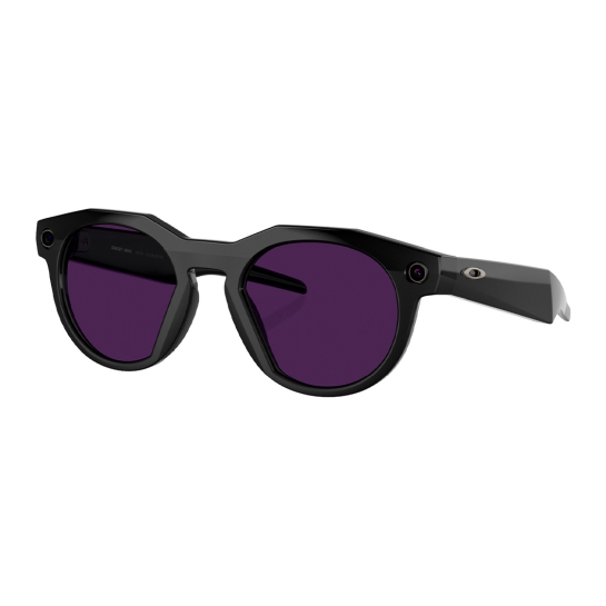 Смарт-окуляри Oakley Meta HSTN - Polished Black Frame with Clear to Amethyst Transitions Lenses - ціна, характеристики, відгуки, розстрочка, фото 1
