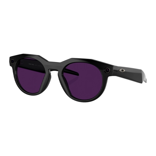 Смарт-окуляри Oakley Meta HSTN - Polished Black Frame with Clear to Amethyst Transitions Lenses